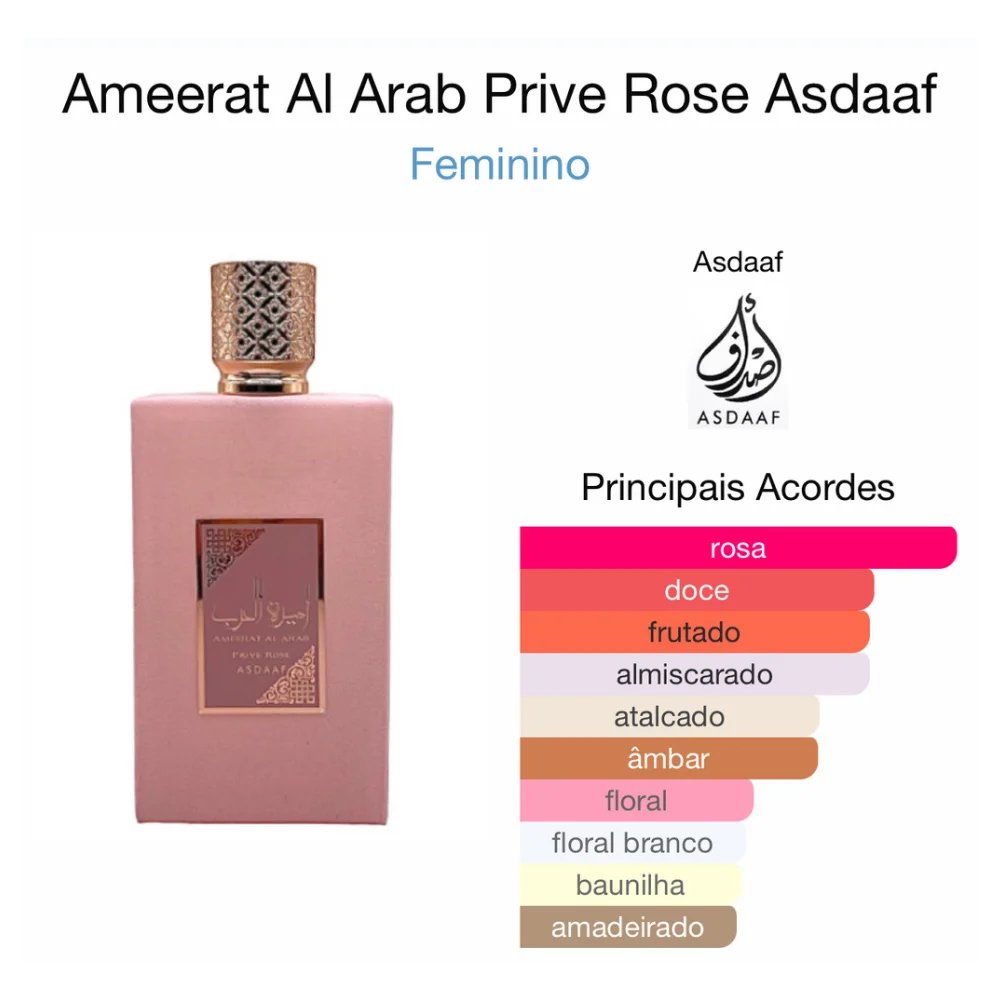 Imagem 4 do perfume Ameerat Al Arab Prive Rose by Asdaaf