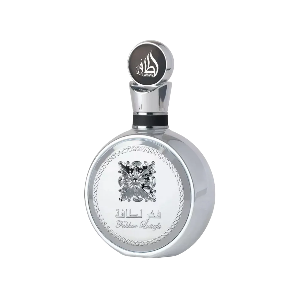 Frasco do perfume Fakhar Platin by Lattafa