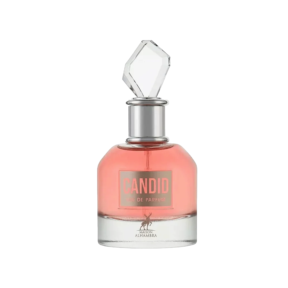Frasco do perfume Candid by Maison Alhambra