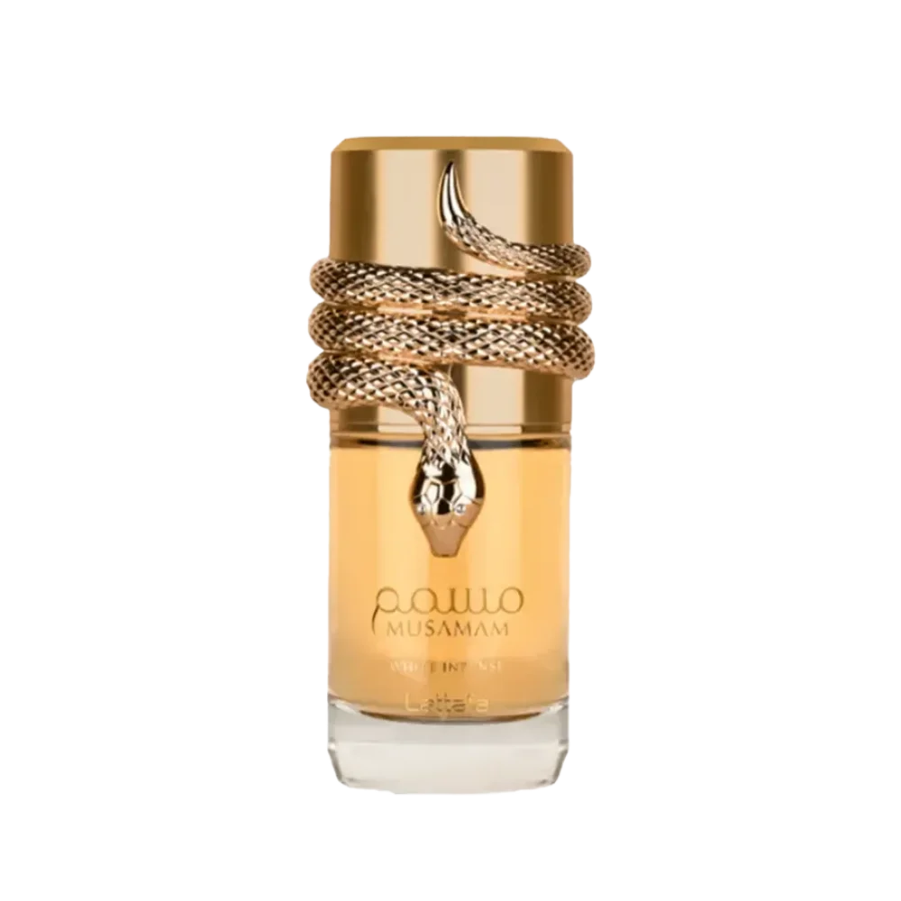 Frasco do perfume Musamam White Intense by Lattafa
