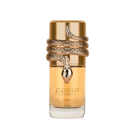Frasco do perfume Musamam White Intense by Lattafa