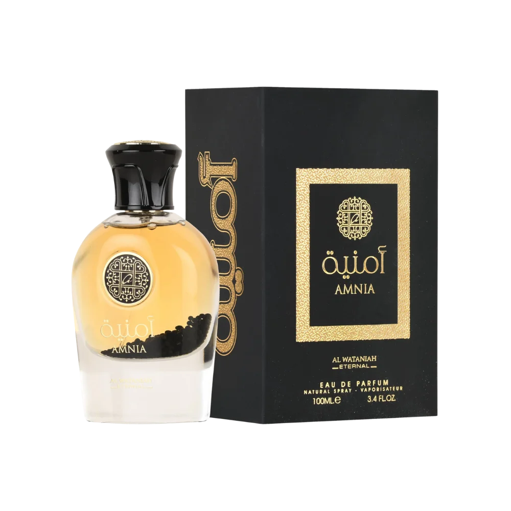 Frasco do perfume Amnia by Al Wataniah