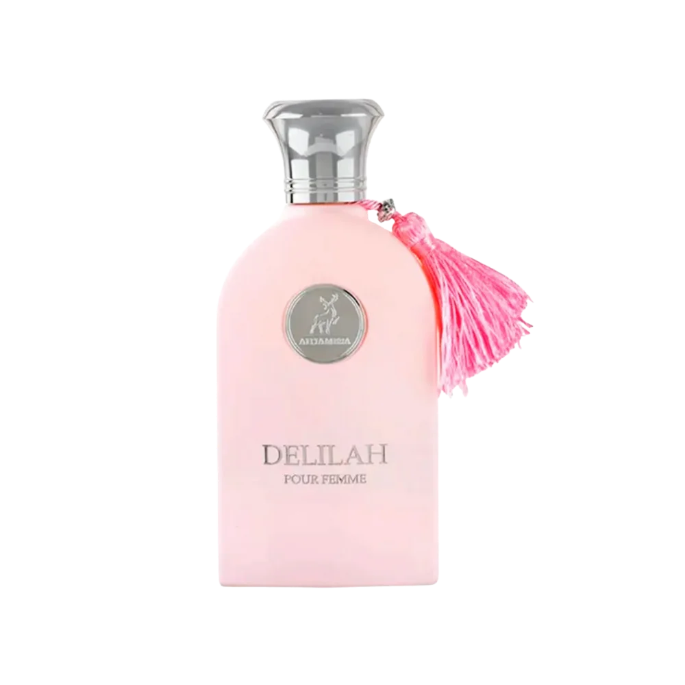 Frasco do perfume Delilah by Maison Alhambra