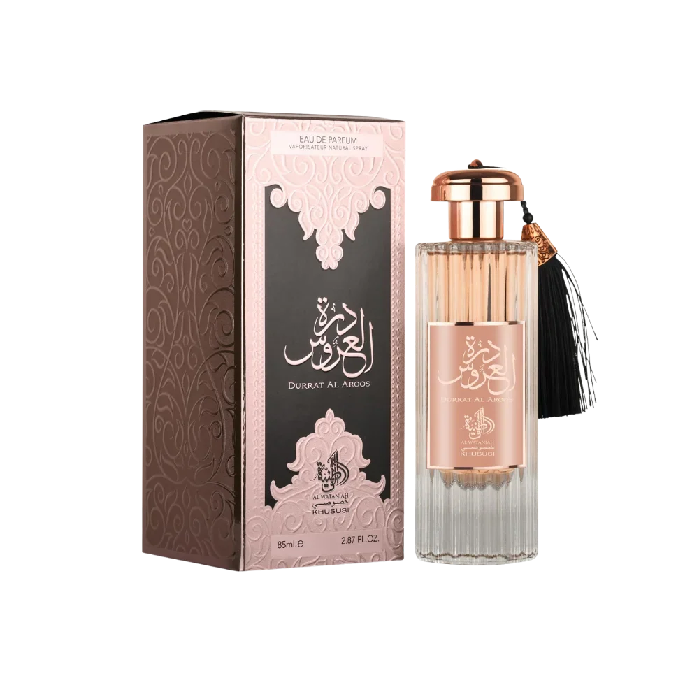 Frasco do perfume Durrat Al Aroos by Al Wataniah
