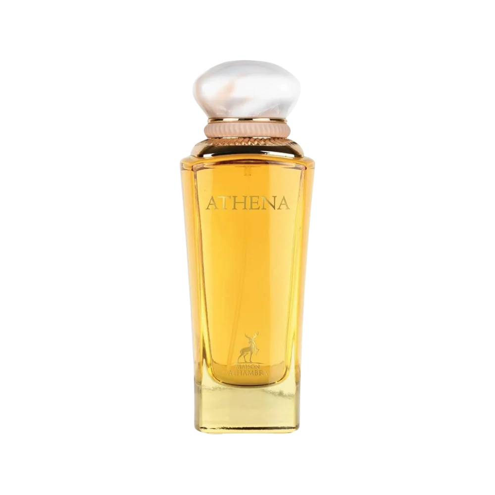 Frasco do perfume Athena by Maison Alhambra